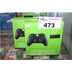 PAIR OF XBOX CONTROLLERS