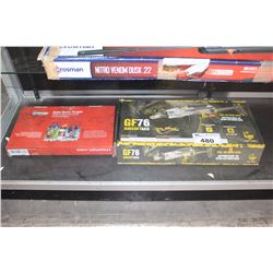 GF76 AIRSOFT GUN WITH BOX OF PELLETS AND TARGET