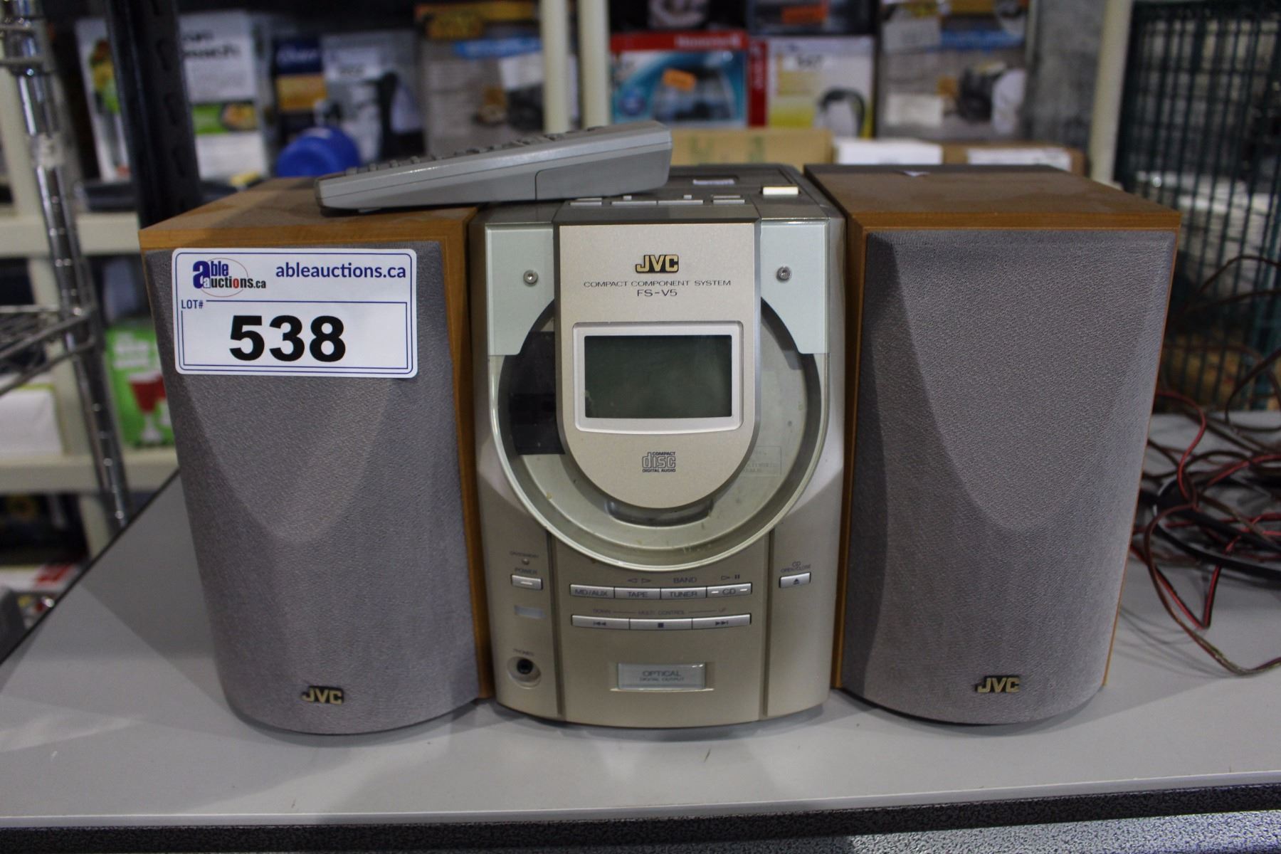 Jvc Bookshelf Stereo With Remote