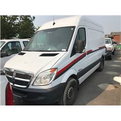 2007 DODGE SPRINTER 2500CRD, WHITE, 2 DOOR UTILITY VAN, DIESEL, AUTOMATIC, VIN#WD0BE745575186826,