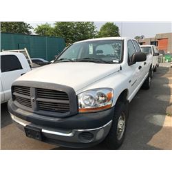 2006 DODGE RAM 2500, 5.7L, GAS, AUTOMATIC, VIN#3D7KS28D66205421, 253,019KMS,