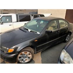 2002 BMW 325I, BLACK, 4 DOOR SEDAN, GAS, AUTOMATIC, VIN #WBAEV33442KL76731, TMU, **NO KEYS MUST