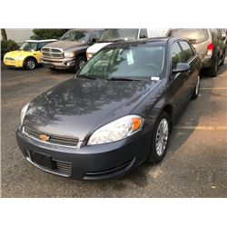 2009 CHEVROLET IMPALA, GREY 4 DOOR SEDAN, GAS, AUTOMATIC, VIN#2G1WT57K291189041, 174,665KMS,