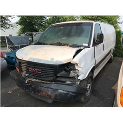 2006 GMC SAVANA 2500, VAN, WHITE, GAS, AUTOMATIC, VIN#1GTHG39U661248696, TMU, FRONT END DAMAGE, OD