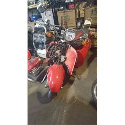 2009 TAIZHOU ZN50Q, RED, SCOOTER, GAS, VIN#L5YACBPA091102064, TMU, **NO KEYS MUST TOW** NO ICBC