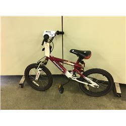 RED INFINITY ELECTRA KIDS BIKE