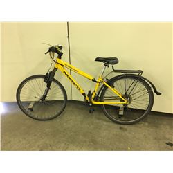 YELLOW NORCO KATMANDU FRONT SUSPENSION MOUNTAIN BIKE