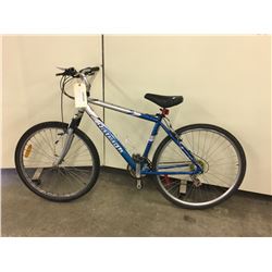 BLUE AND GREY RALEIGH SPORT FRONT SUSPENSION MOUNTAIN BIKE