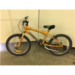 ORANGE RALEIGH KIDS MOUNTAIN BIKE