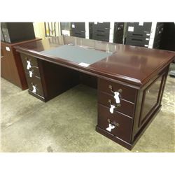 MAHOGANY TRADITIONAL 6' EXECUTIVE DESK