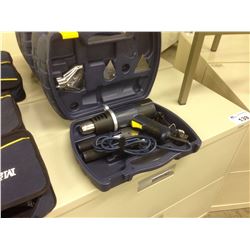 MASTERCRAFT HEAT GUN WITH ASSORTED TIPS AND ATTACHMENTS