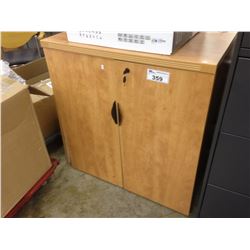 PLANKED CHERRY 42'' DOUBLE DOOR CABINET