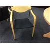 Image 2 : BLACK MAPLE FRAME STACKING CLIENT CHAIR