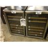 Image 2 : DANBY DUAL TEMPERATURE STAINLESS STEEL AND GLASS FRONT WINE COOLER