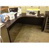 Image 2 : MIDNIGHT OAK 6' X 6' CORNER WORKSTATION