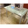 Image 2 : FROSTED GLASS 4' COMPUTER TABLE