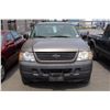 Image 1 : 2003 FORD EXPLORER SUV, GREY, VIN# 1FMZU72E3UA18990, 253,091 KM, GASOLINE, 4.0 LTR, AUTOMATIC, RD,