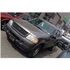 Image 2 : 2003 FORD EXPLORER SUV, GREY, VIN# 1FMZU72E3UA18990, 253,091 KM, GASOLINE, 4.0 LTR, AUTOMATIC, RD,