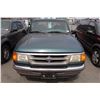 Image 1 : 1997 FORD RANGER XLT, PICKUP, GREEN, VIN# 1FTCR15X1TPB50385, 343,346KM, GASOLINE, 4 LTR, 5 SPEED,