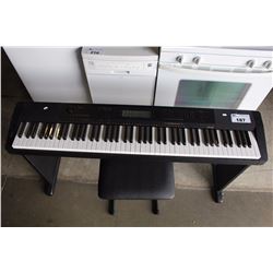 CASIO ELECTRIC PIANO WITH STOOL