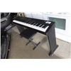 Image 2 : CASIO ELECTRIC PIANO WITH STOOL