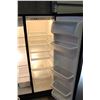 Image 2 : KENMORE BLACK SIDE BY SIDE FRIDGE WITH ICE AND WATER