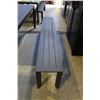 Image 2 : ALUMINUM PATIO TABLE WITH 2 BENCHES