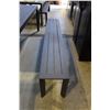 Image 2 : ALUMINUM PATIO TABLE WITH 2 BENCHES
