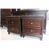 Image 2 : BEDROOM SUITE WITH DRESSER, MIRROR, HIGHBOY, AND 2 NIGHTSTANDS