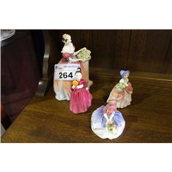 4 ROYAL DOULTON FIGURINES