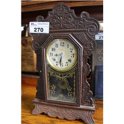 ANTIQUE GINGERBREAD CLOCK