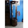 Image 1 : MAHOGANY ROUND DISPLAY CABINET