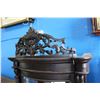 Image 2 : BEAUTIFUL CARVED DISPLAY CABINET WITH CURVED GLASS