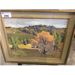 ORIGINAL OIL PAINTING BY REGISTERED ARTIST PAUL LAURITZ, APPROX. 22" X 28"