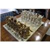 Image 2 : BEAUTIFUL BONE CHINESE CHESS SET WITH CASE