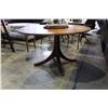 Image 1 : MAHOGANY OVAL DINING TABLE