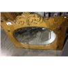 Image 2 : SOLID OAK WALL MIRROR WITH COAT HOOKS