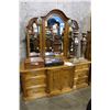 Image 1 : SKLAR PEPPLER BEDROOM SUITE INCLUDING DRESSER, TRIPLE MIRROR, ARMOIRE HIGHBOY, AND NIGHTSTAND
