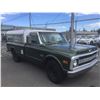 Image 1 : 1970 C20 CHEVROLET 3/4 TON GREEN PICKUP, 402 CU " BIG BLOCK ENGINE, VIN CE2401140629, ODO 118,696