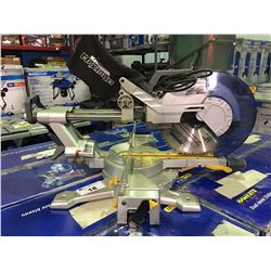 HAWKEYE LASER 12"/15AMP DUAL BEVEL SLIDING COMPOUND MITER SAW