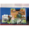 Image 1 : NAVIGATOR ROTATING GARDEN HOSE REEL, SPRINKLER, MULTI PATTERN NOZZEL & 2 PAIRS OF HAND CLIPPERS
