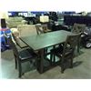 Image 2 : 5 PIECE CONTEMPORARY DINING SET- TABLE WITH 4 CHAIRS