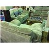 Image 2 : 3 PIECE BEIGE SOFA , LOVE SEAT & CHAIR SET