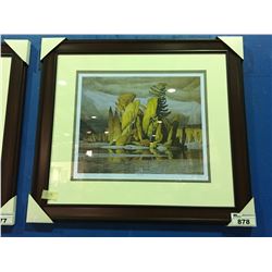 FRAMED LIMITED EDITION PRINT BY GROUP OF SEVEN ARTIST A.J. CASSON "LITTLE ISLAND"  201/950