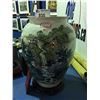 Image 2 : 2' X 1.5'  JINGDEZHEN PORCELAIN ART POTTERY VASE WITH WOODEN STAND ( COMES WITH CERTIFICATE OF