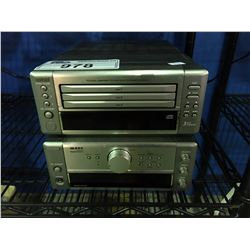 2 PIECE DENON HOME AUDIO STEREO RECEIVER & CD PLAYER