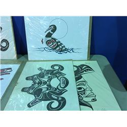 GROUP OF 5 ASSORTED FIRST NATIONS PRINTS