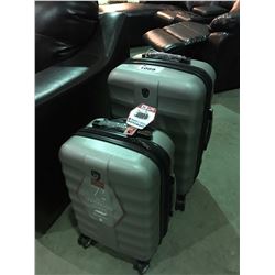 2  PIECE  HEYS LIGHT WEIGHT LUGGAGE - GREY