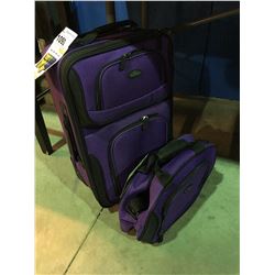 RIO 2 PIECE LUGGAGE SET - PURPLE