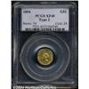 Image 1 : 1854 G$1 Type Two XF45 PCGS.
